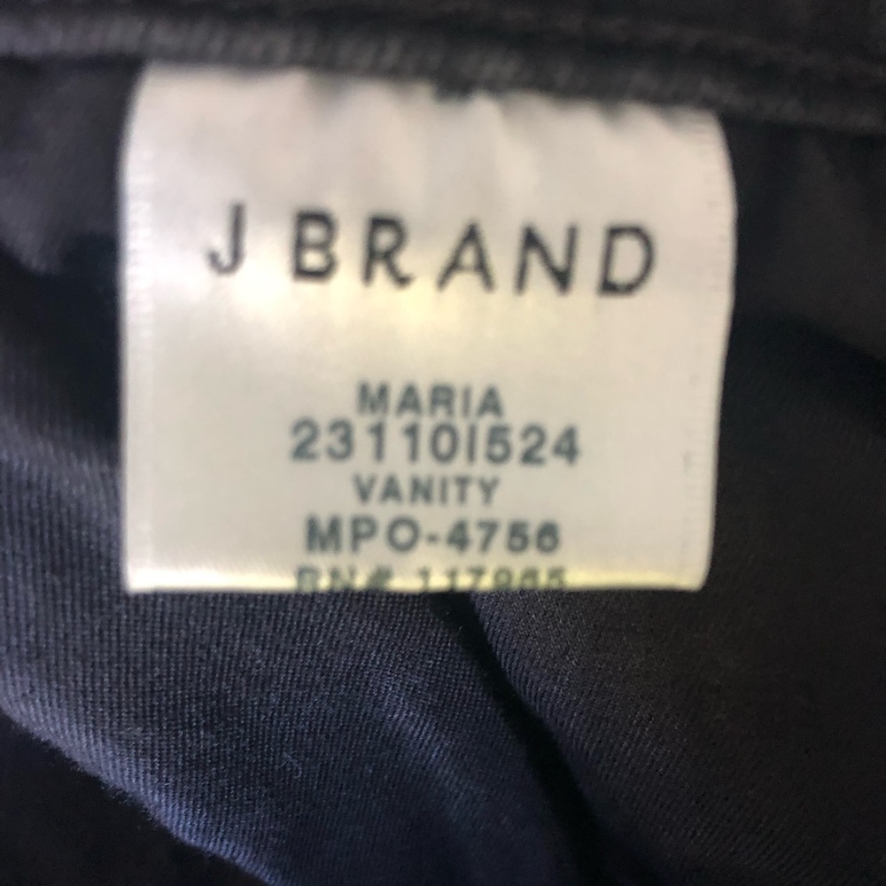 J. Brand Maria Black High-Waist Slim Jeans.Size 26 - Picture 10 of 13